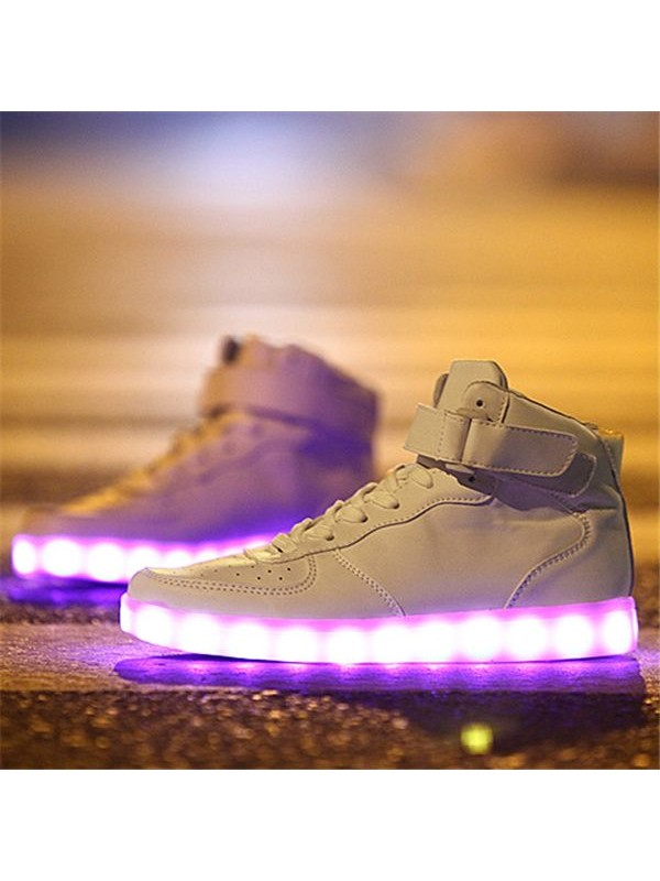 LED Shoes Multi Color Light Men And Women USB Charge Dancing shoes