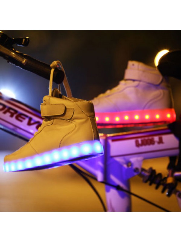 Led Shoes White And Gold Zag Dancing Led Light Shoes Kids, 57% OFF