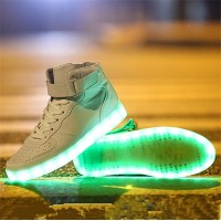 LED Shoes Multi Color Light Men And Women USB Charge Dancing shoes