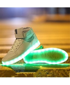 LED Shoes Multi Color Light Men And Women USB Charge Dancing shoes