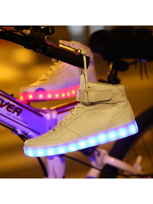 LED Shoes Multi Color Light Men And Women USB Charge Dancing shoes